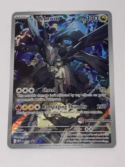 N's Zekrom 031 Me: Mega Evolution Promo Holo - Pokemon Center Exclusive - Image 1
