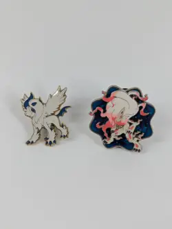 Pokemon Mega Absol and Hisuian Zoroark Pin Set - Image 1