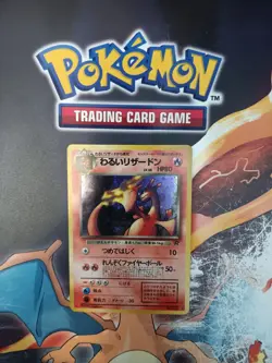 Dark Charizard & Blastoise Japanese Rocket Gang Holo Pokemon Set - Image 3