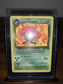Pokemon Dark Vileplume TCG 30/82 Non-Holo Rare Team Rocket - Image 1
