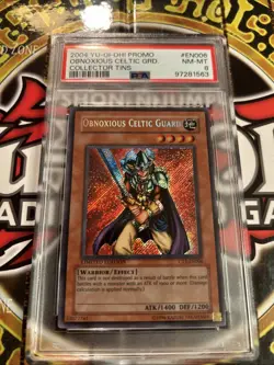 YuGiOh OBNOXIOUS CELTIC GUARD #CT1-EN006🔥PSA 8 NM🔥LIMITED ED-2006 SECRET RARE - Image 2