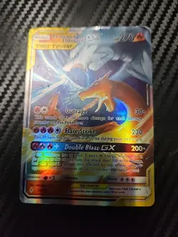Pokemon Charizard & Braixen GX Tag Team Card - Image 1