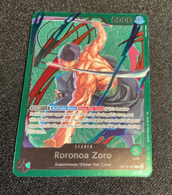 Roronoa Zoro OP12-020 Learn Together Promo Deck Leader One Piece Card English - Image 1
