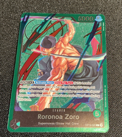 Roronoa Zoro OP12-020 Learn Together Promo Deck Leader One Piece Card English - Image 2