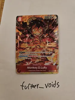 Monkey.D.Luffy (024) (Parallel) OP01-024 Romance Dawn Foil. Very First OP01 Set - Image 1