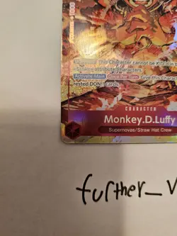Monkey.D.Luffy (024) (Parallel) OP01-024 Romance Dawn Foil. Very First OP01 Set - Image 5