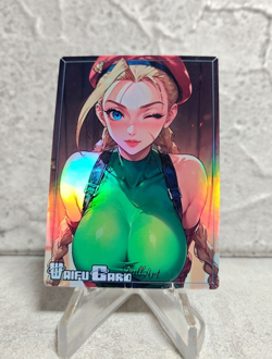 Cammy White Trading Card Waifu Goddess Story Anime Girl holo Karte Manga Art - Image 1