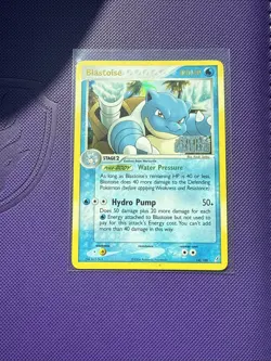 Blastoise 14/100 Stamped Holo Rare Ex Crystal Guardians Pokemon Card - Image 1