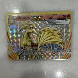 Ninetales BREAK 16/108 Evolutions Rare Holo Full Art Pokemon TCG Pokemon Card - Image 2
