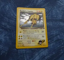 Pokemon Rocket's Zapdos 15/132 card Gym Challenge Holo TCG WOTC Pokemon - Image 2