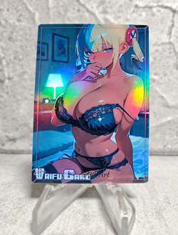 Canary Trading Card Waifu Goddess Story Anime Girl holo Karte Manga Art Full - Image 1