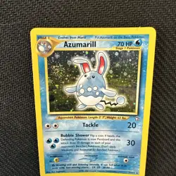 Azumarill - 2/111 - Pokemon Neo Genesis Unlimited Holo Rare Card WOTC NM - Image 3