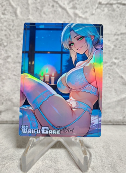 Ciri Trading Card Waifu Goddess Story Anime Girl holo Karte Manga Art Full Art - Image 1