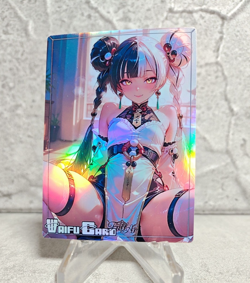 Dialyn ZZZ Trading Card Waifu Goddess Story Anime Girl holo Karte Manga Art - Image 1
