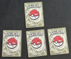 Pokederp LOT of (4) 1st edition cards dabigfish onion liquootie tort - Image 2