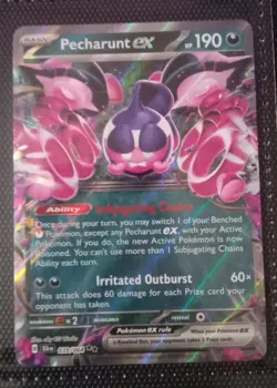 Pokemon Shrouded Fable Pecharunt ex Double Rare Holo Card, 039/064, NEAR MINT - Image 2