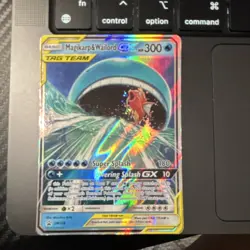 Pokemon Magikarp & Wailord GX SM166 TAG TEAM GX Holo Promo Card - Image 1