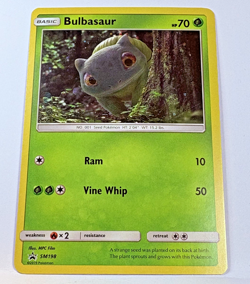 Pokemon Bulbasaur SM198 Card, Detective Pikachu Movie, Promo RARE NEAR MINT - Image 1