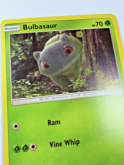 Pokemon Bulbasaur SM198 Card, Detective Pikachu Movie, Promo RARE NEAR MINT - Image 2