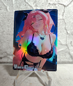 Nicole ZZZ Trading Card Waifu Goddess Story Anime Girl holo Karte Manga Art - Image 1