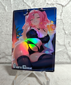 Nicole ZZZ Trading Card Waifu Goddess Story Anime Girl holo Karte Manga Art - Image 1