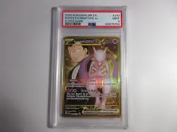 PSA 9 Rocket's Mewtwo EX Hyper Rare Destined Rivals Pokemon Card - Image 1