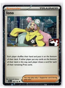 Iono 185/193 Prize Pack Series Cards Holo NM - Image 1