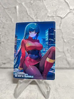 Sabrina Trading Card Waifu Goddess Story Anime Girl holo Karte Manga Art Full - Image 1