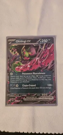 Okidogi EX 36/64 Double Rare Shrouded Fable Pokemon TCG Card NM - Image 1