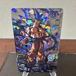 Bandai Super Dragon Ball Heroes Son Goku MM1-SEC3 Elite Foil Japanese Card - Image 1