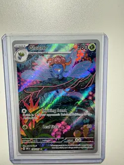 Gloom Obsidian Flames Holo Illustration Rare Card 198/197 - Image 1
