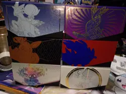 Lot Of 6 Empty ETB Elite Trainer Box Pokemon Card Boxes - ETB Boxes Only - Image 1