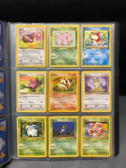 Jungle and Fossil Set Complete Common and Uncommon 1999 Pokemon Cards Collection - Image 5