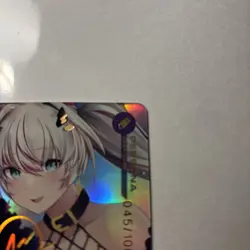 Oshi Push Rinkou Ashelia Signature Card 045 /100 AKA Rarity Phase Connect - Image 3
