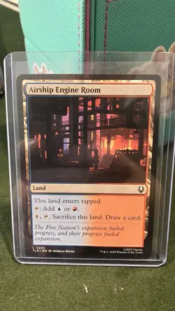 Misprint Upside Down MTG Airship Engine Room Avatar The Last Airbender NM - Image 2