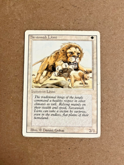 MTG Revised Savannah Lions - Image 1