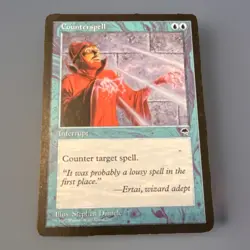 MTG Magic the Gathering Counterspell Interrupt 1997 - Image 1