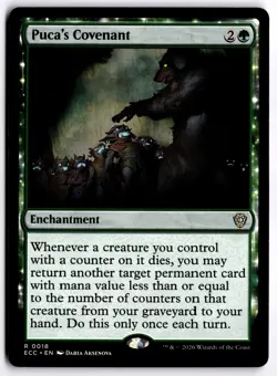 Puca's Covenant NM ECC Commander: Lorwyn Eclipsed MTG - Image 1