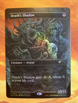 MTG Foil Borderless Death's Shadow Secret Lair Promo Near-Mint!! - Image 1