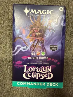 Lorwyn eclipsed magic the gathering blight curse commander deck - Image 1
