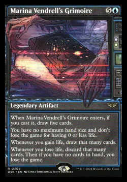 Marina Vendrell's Grimoire (showcase) Duskmourn Mythic Relics - Image 1