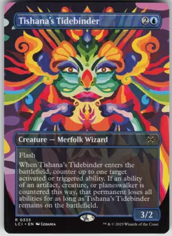 MTG TCG Tishana's Tidebinder (Borderless) R The Lost Caverns of Ixalan 335 - Image 1