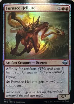 Furnace Hellkite Foil U Modern Horizons 3 121 NM - Image 1