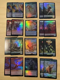 Lot Of 20 FOIL Treasure Tokens MTG CLB: Battle For Baldur’s Gate NM English - Image 1