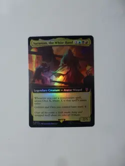 MtG Lord of the Rings Saruman the White Hand NM EXTENDED FOIL Fl $0.75 VCT124114 - Image 1