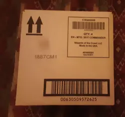 2017 Magic The Gathering Mtg Commander Deck Set Of 4 Unopened Case - Image 1