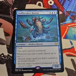Magic: The Gathering Hullbreaker Horror Rare Blue Innistrad: Crimson Vow 063/27… - Image 1