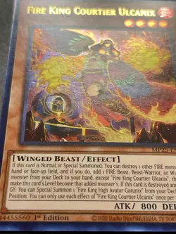 3x Fire King Courtier Ulcanix | MP25-EN262 | Ultra Rares | NM | 1st Ed | YuGiOh! - Image 2