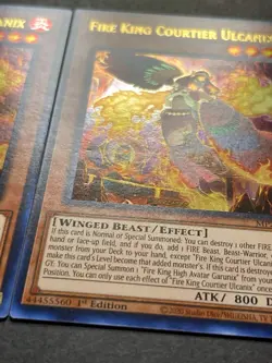3x Fire King Courtier Ulcanix | MP25-EN262 | Ultra Rares | NM | 1st Ed | YuGiOh! - Image 5