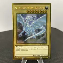 Yugioh Blue-Eyes White Dragon MVP1-ENG55 1. Edition Gold Rare NM - Image 1